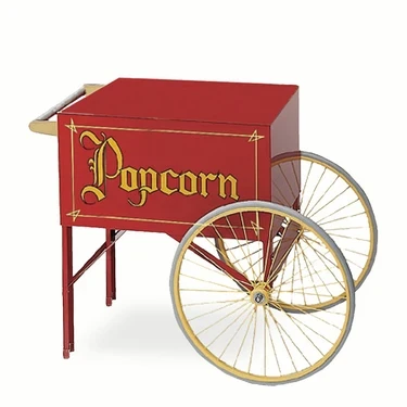 CĂRUCIOR pentru aparat de popcorn ECONO POP POPPER DE 14 OZ