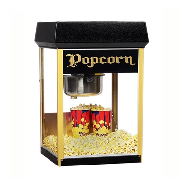Euro Pop 8 oz Popper aparat pentru popcorn negru