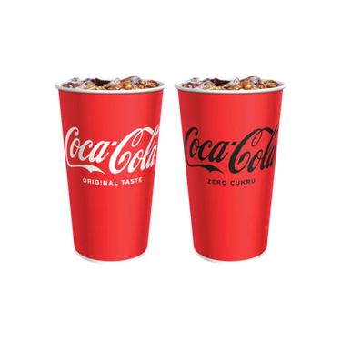 Pahar din caton 500 ml Coca Cola - 50 buc