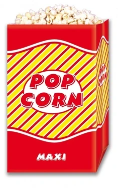 POPCORNiCO Pungă 3,82 l Popcorn MAXI 3,82 l 1000 buc