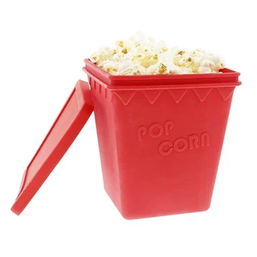 Recipient silicon RED 2 pentru popcorn la microunde