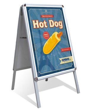 Stand poster A2 + două postere Hot Dog Francez